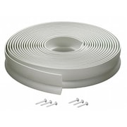 M-D Building Products M-d Products 03822 30 ft. White Vinyl Garage Door Seal For Top & Sides 3822
